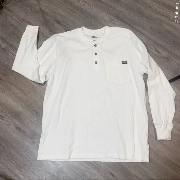 Dickies White Long Sleeve Tee Classic Essential - Picture 3 of 9